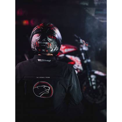 Cască Moto Integrală SHARK SPARTAN RS SHAYTAN MAT · Negru / Roșu / Gri  - 7