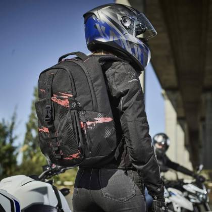 Rucsac Moto BAGSTER STREAM XSD288 30L · Negru / Gri  - 4