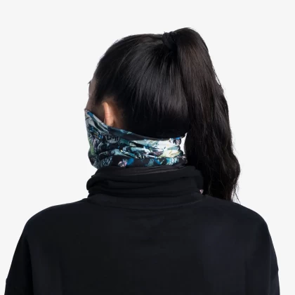 Bandană Tubulară Multifunctională BUFF ORIGINAL POLAR PUR3 MULTI · Negru / Verde  - 4