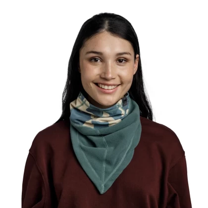 Bandană Tubulară Multifunctională BUFF MOUNTAIN BANDANA EMRE SILVERSAGE · Verde / Albastru / Bej  - 5