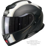 Cască Moto Flip-Up SHOEI NEOTEC 3 Satori TC-5 · Negru / Alb / Maro