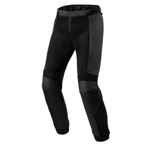 Pantaloni Moto din Piele Naturală & Textil REVIT IGNITION 4 H2O · Negru 