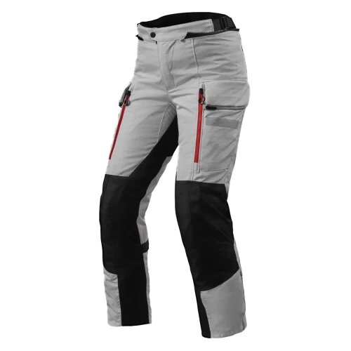 Pantaloni Moto Damă din Textil REVIT SAND 4 H2O LADIES · Gri / Negru / Roșu 