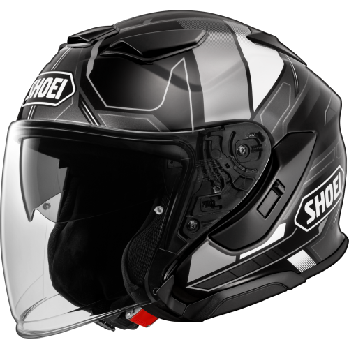 Cască Moto Open Face SHOEI J-CRUISE 3 WHIZZY TC-5 · Negru / Alb / Gri 