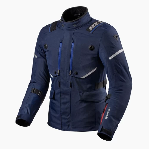 Geacă Moto din Textil GoreTex REVIT VERTICAL GTX · Albastru 