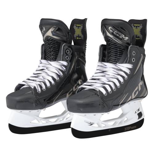 Patine Hochei Jucător, Intermediar, CCM TACKS XF PRO Conică · Negru / Auriu 