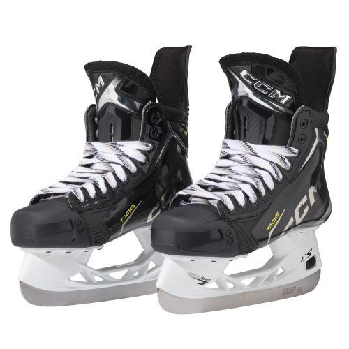 Patine Hochei Jucător, Intermediar, CCM TACKS XF 90 Regular · Negru / Auriu / Galben 