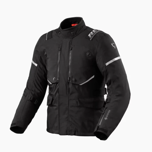 Geacă Moto din Textil GoreTex REVIT VERTICAL GTX · Negru 