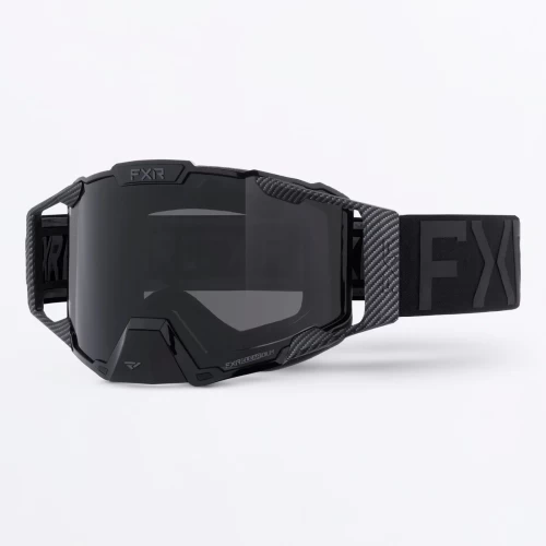 Ochelari Snowmobil FXR RACING PILOT CARBON · Negru 