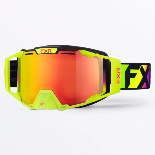 Ochelari Snowmobil FXR RACING COMBAT Vivid · Galben / Roz / Negru 