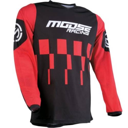 Tricou Enduro - Cross MOOSE RACING QUALIFIER · Roșu / Negru 