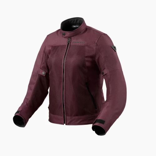 Geacă Moto Damă de Vară din Textil REVIT ECLIPSE 2 LADIES · Visiniu 