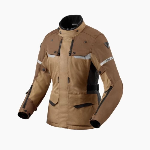 Geacă Moto Damă Touring din Textil REVIT OUTBACK 4 H2O LADIES · Maro 