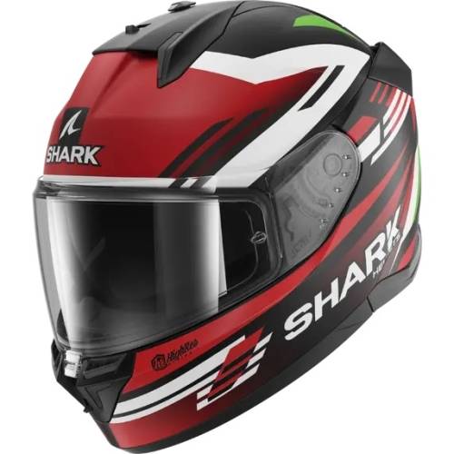 Cască Moto Integrală SHARK D-SKWAL 3 FIRSTLAP Mat · Negru / Roșu / Verde 