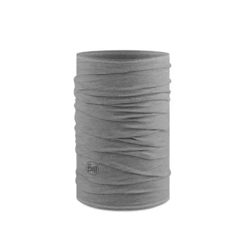 Bandană Tubulară Multifunctională BUFF ORIGINAL LIGHTWEIGHT MERINO WOOL SOLID LIGHT GREY · Gri deschis 