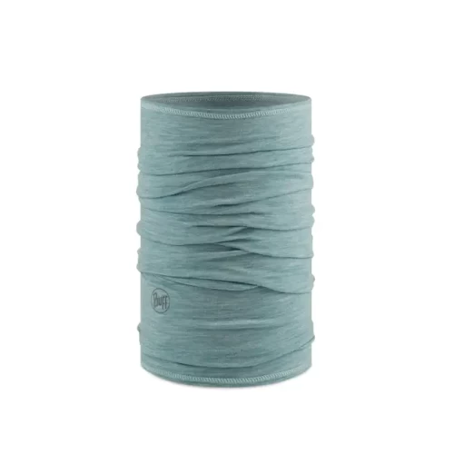 Bandană Tubulară Multifunctională BUFF ORIGINAL LIGHTWEIGHT MERINO WOOL SOLID POOL · Albastru deschis 