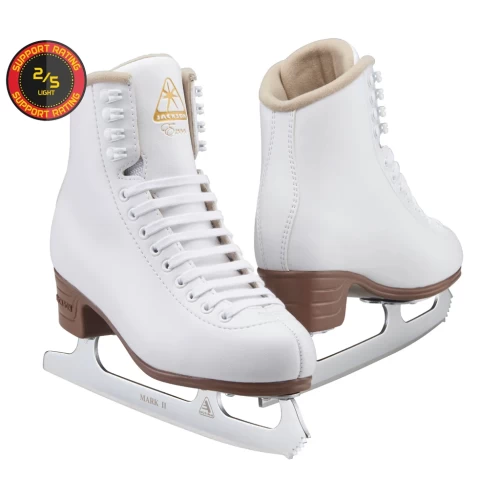 Patine Artistice Damă JACKSON EXCEL JS1290 · Alb 