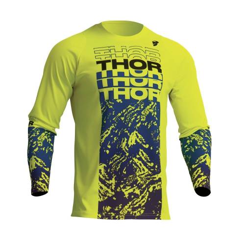 Tricou Enduro – Cross THOR SECTOR ATLAS · Galben / Albastru 