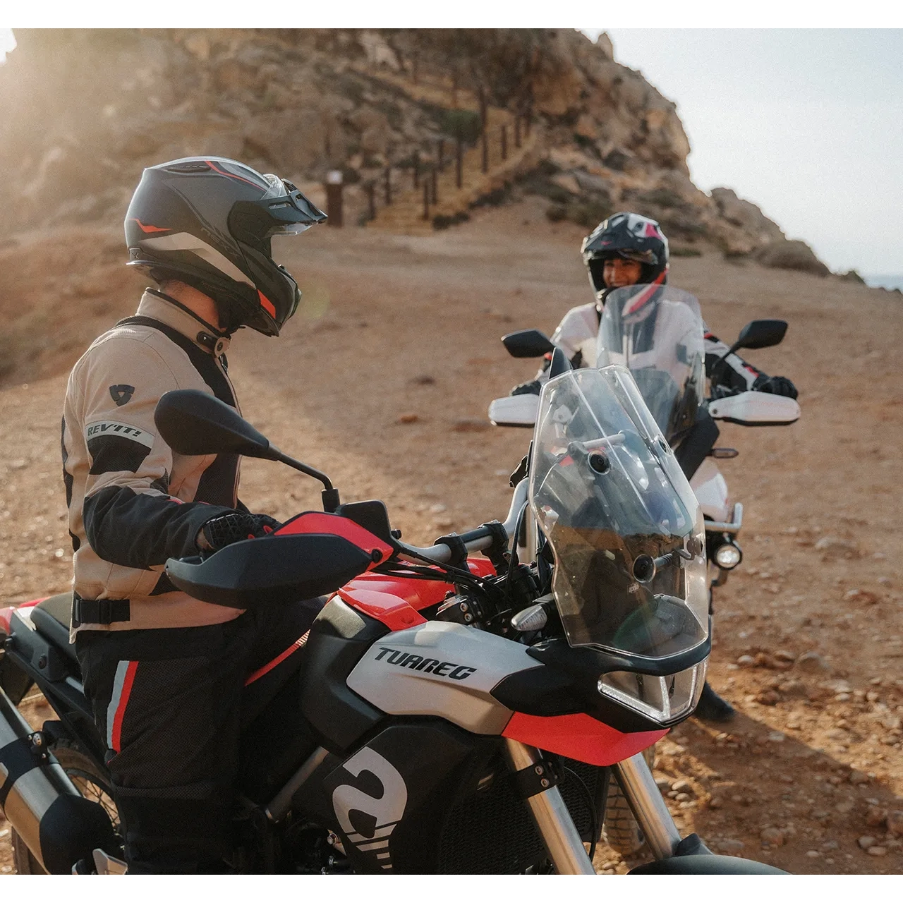 Geacă Moto Touring din Textil REVIT TORNADO 4 H2O · Maro / Negru  - 11