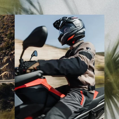 Geacă Moto Touring din Textil REVIT TORNADO 4 H2O · Maro / Negru  - 5