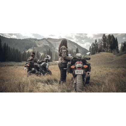 Geacă Moto Touring din Textil REVIT SAND 4 H2O · Maro / Gri  - 4