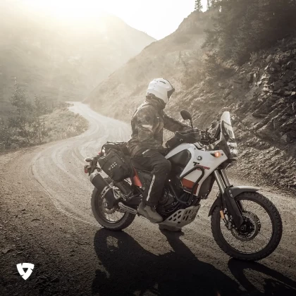 Geacă Moto Touring din Textil REVIT SAND 4 H2O · Maro / Gri  - 6