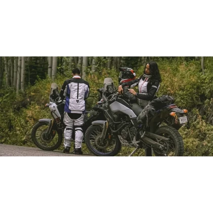 Pantaloni Moto din Textil REVIT SAND 4 H2O · Maro / Negru  - 4