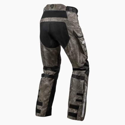 Pantaloni Moto din Textil REVIT SAND 4 H2O · Maro / Negru  - 1