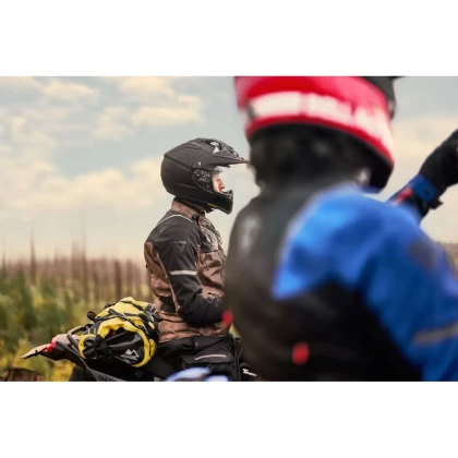 Geacă Moto din Textil REVIT OFFTRACK 2 H2O · Negru / Maro  - 6