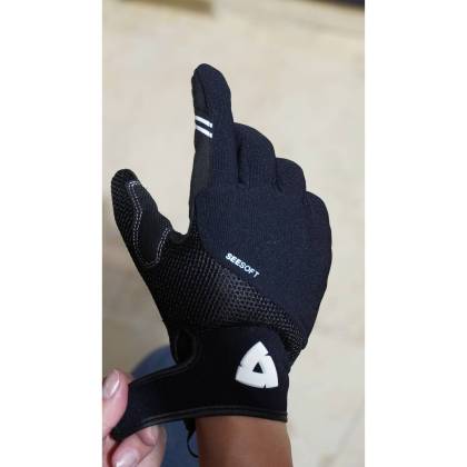 Mănuși Moto Damă de Vară din Textil REVIT ENDO LADIES · Negru / Alb  - 3