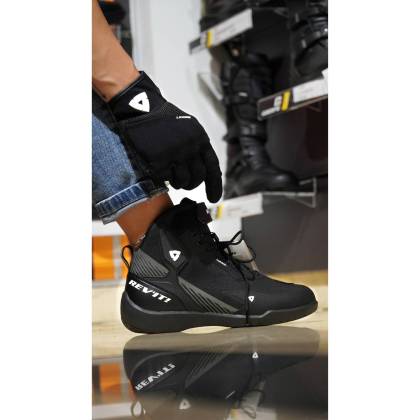 Mănuși Moto Damă de Vară din Textil REVIT ENDO LADIES · Negru / Alb  - 4