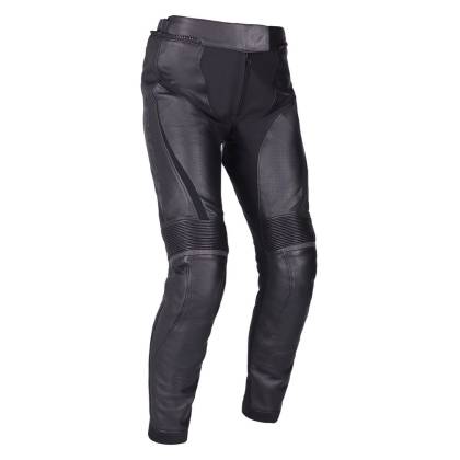 Pantaloni Moto Damă din Piele Perforată RICHA LAURA · Negru  - 0
