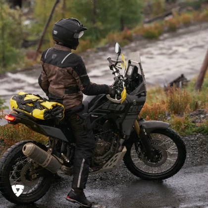 Geacă Moto din Textil REVIT OFFTRACK 2 H2O · Gri / Negru  - 6