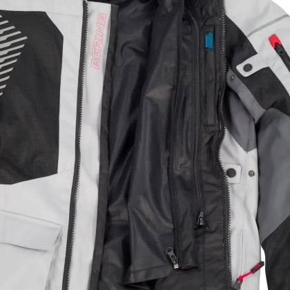 Geacă Moto de Vară din Textil BERING BAKUNDU · Gri / Negru / Albastru  - 6