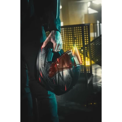 Cască Moto Integrală SHARK D-SKWAL 3 DRONE · Argintiu / Negru  - 9