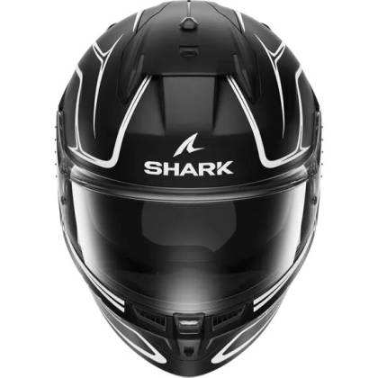 Cască Moto Integrală SHARK D-SKWAL 3 DRONE · Negru Mat / Alb / Negru  - 2