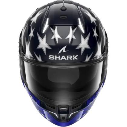 Cască Moto Integrală SHARK SKWAL i3 US FLAG cu Lumini de Frână · Albastru / Roșu / Alb  - 2