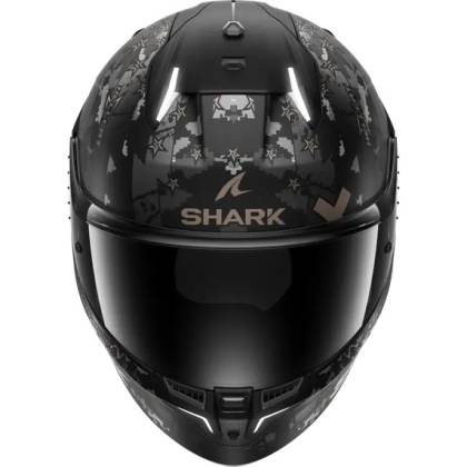 Cască Moto Integrală SHARK SKWAL i3 HELLCAT cu Lumini de Frână · Negru / Gri  - 2