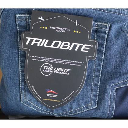 Blugi Moto Slim Fit TRILOBITE 2461 PARADO MONOLAYER AAA · Negru  - 13