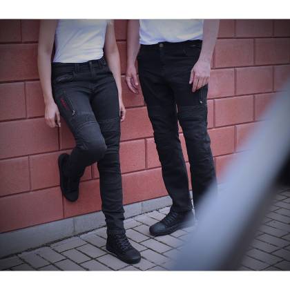 Blugi Moto Slim Fit TRILOBITE 2461 PARADO MONOLAYER AAA · Negru  - 5