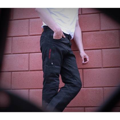 Blugi Moto Slim Fit TRILOBITE 2461 PARADO MONOLAYER AAA · Negru  - 6