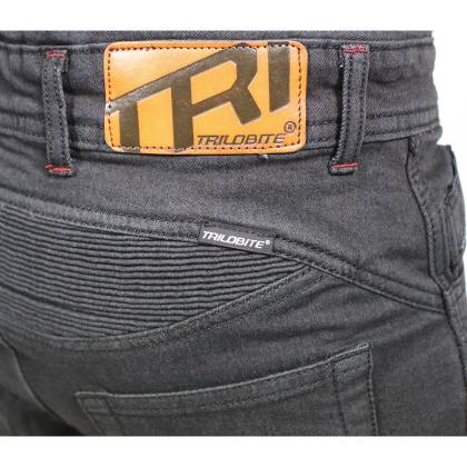 Blugi Moto Slim Fit TRILOBITE 2461 PARADO MONOLAYER AAA · Negru  - 11