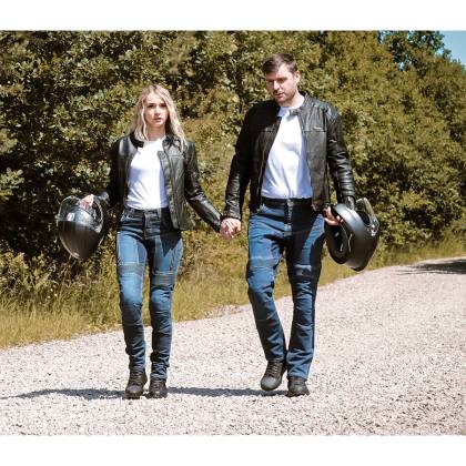 Blugi Moto Slim Fit TRILOBITE 2461 PARADO MONOLAYER AAA · Albastru  - 5