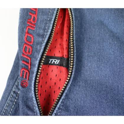 Blugi Moto Slim Fit TRILOBITE 2461 PARADO MONOLAYER AAA · Albastru  - 10