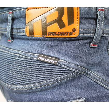 Blugi Moto Slim Fit TRILOBITE 2461 PARADO MONOLAYER AAA · Albastru  - 11