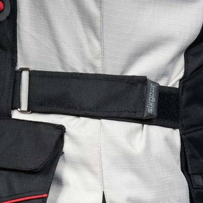 Geacă Moto din Textil SIXGEAR NOVUS · Negru / Alb / Albastru  - 12