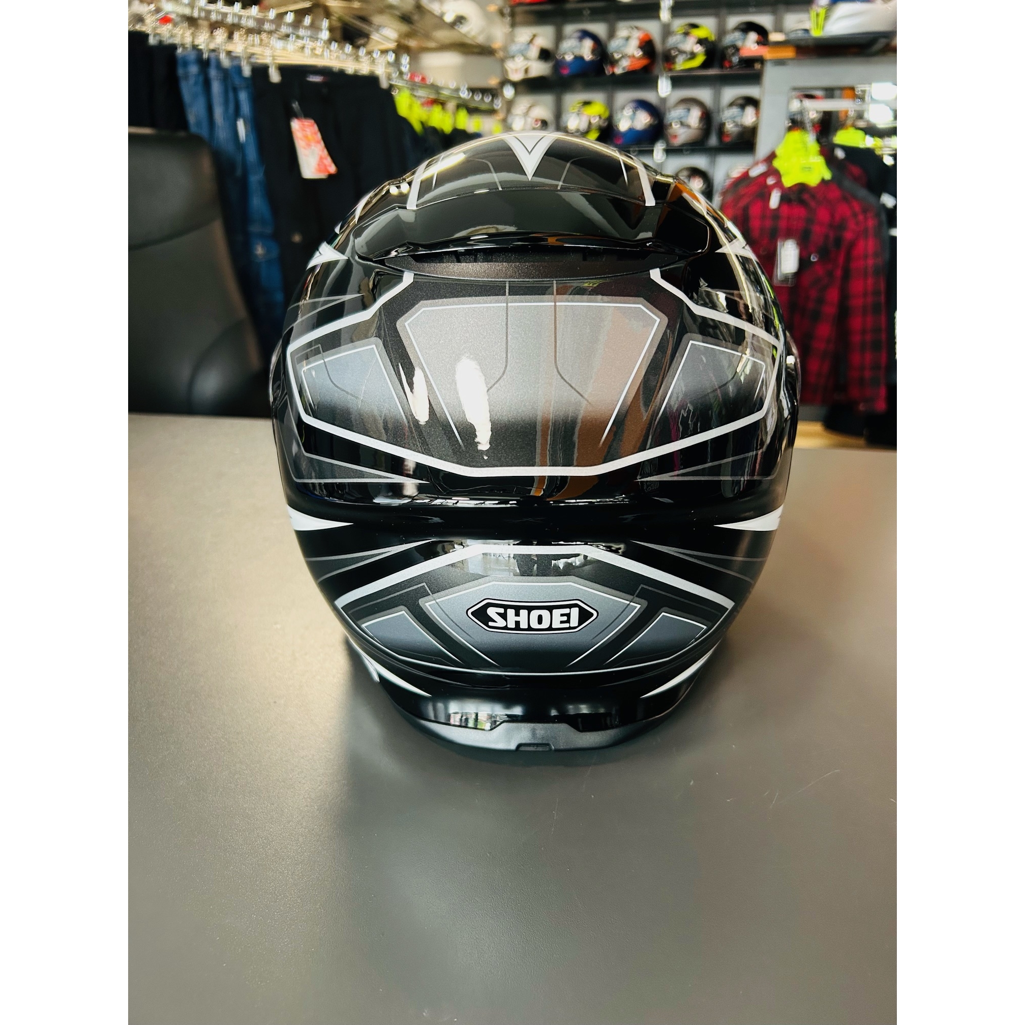 Cască Moto Flip-Up SHOEI NEOTEC 3 ANTHEM TC-5 · Negru / Gri  - 5