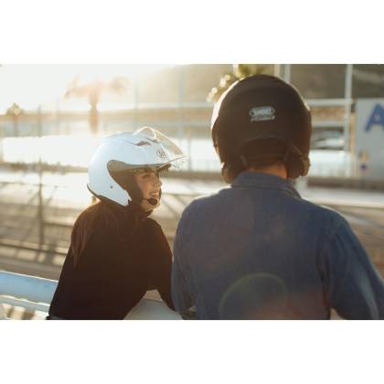 Cască Moto Open Face SHOEI J-CRUISE 3 · Albastru metalic mat  - 6