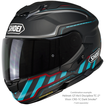 Vizieră Fumurie SHOEI CNS-1C pentru Casca Moto GT-Air 3 · Gri Închis  - 8