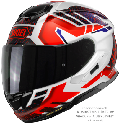 Vizieră Fumurie SHOEI CNS-1C pentru Casca Moto GT-Air 3 · Gri Închis  - 11